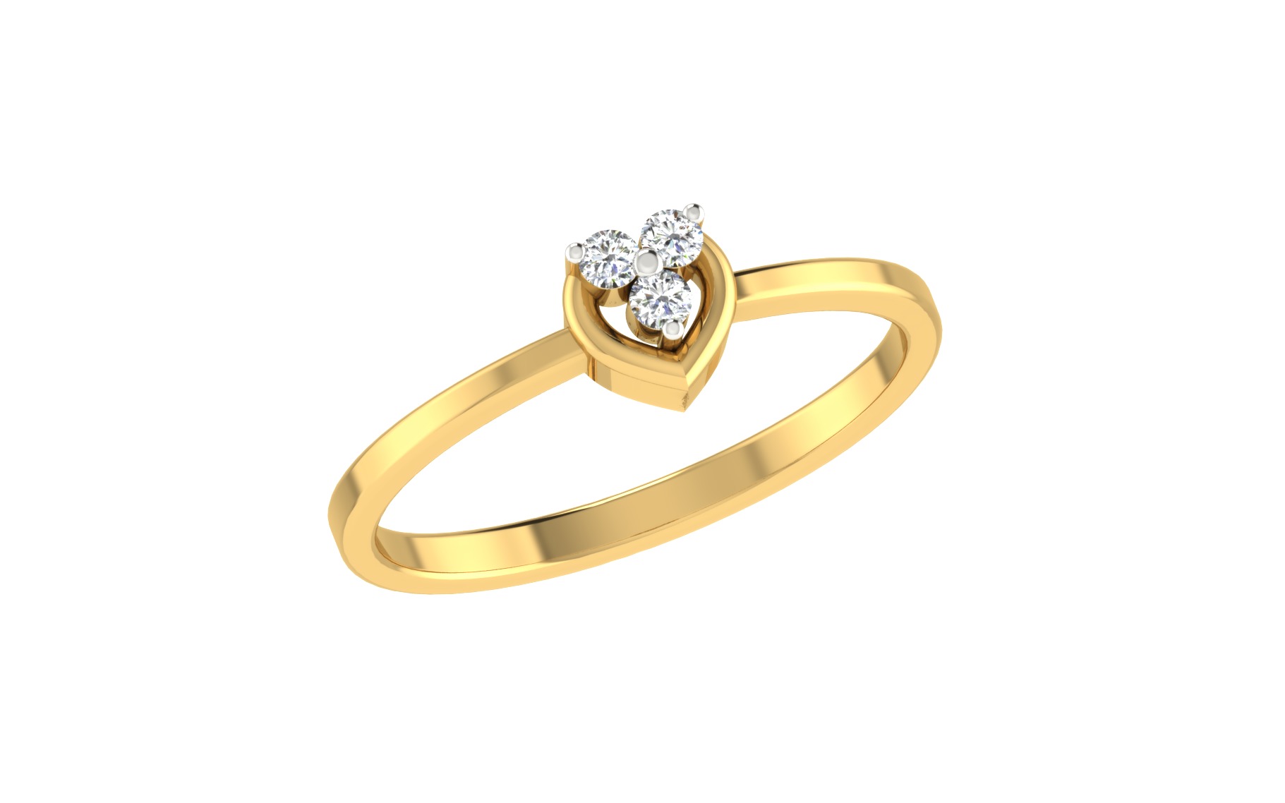 Women Ring Render 3dm STL OBJ FBX Details 3D print model_2