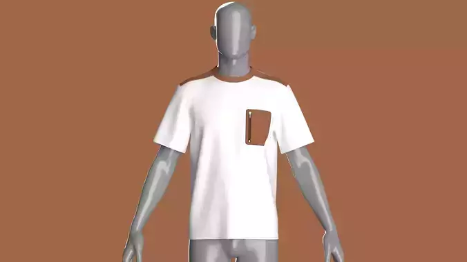 Men Zip Pocket T-Shirt