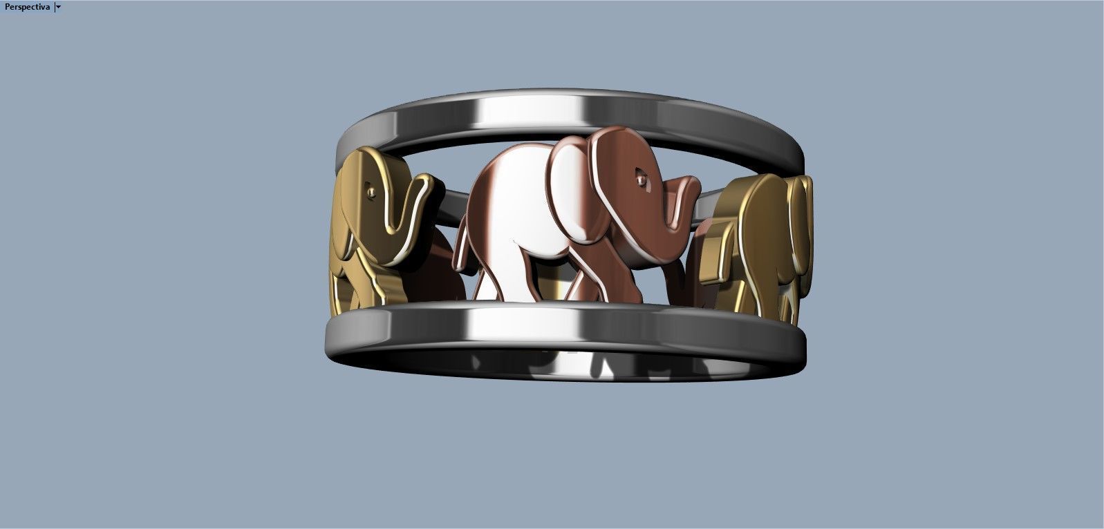 Elephant ring  3D print model_2