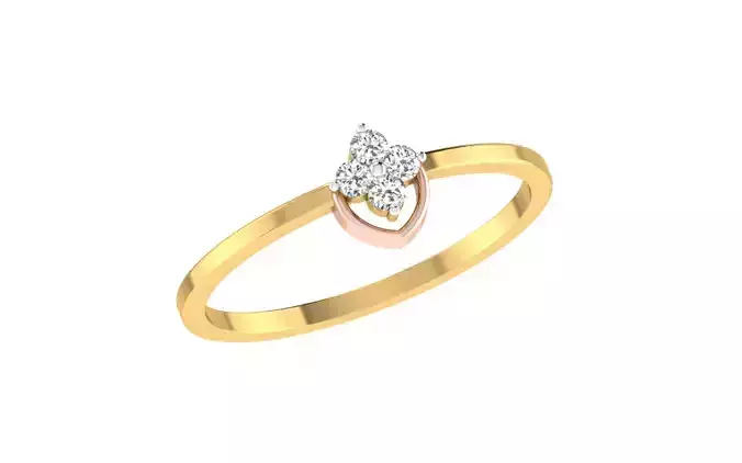 Women Ring Render 3dm STL OBJ FBX Details 3D print model