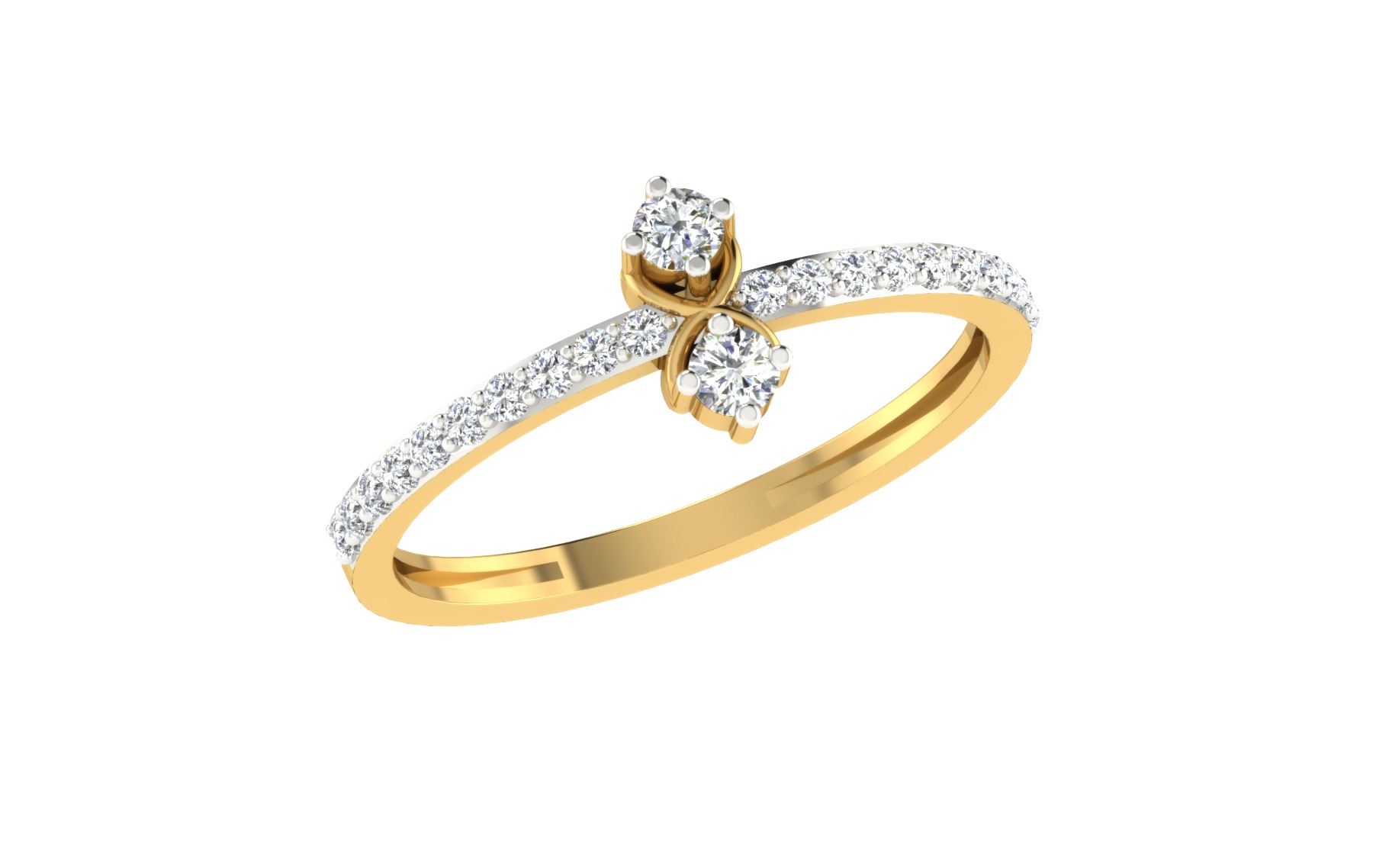 Women Ring Render 3dm STL OBJ FBX Details 3D print model_2