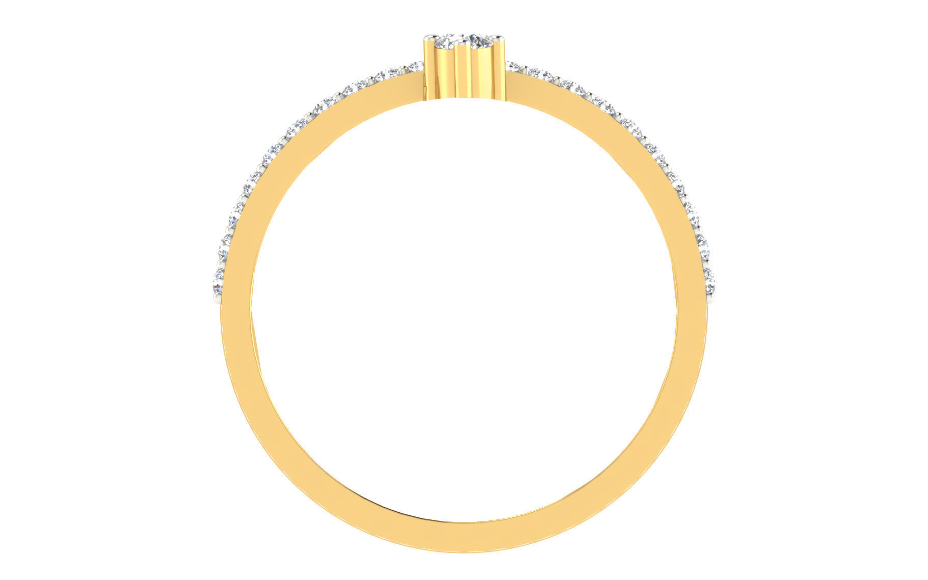 Women Ring Render 3dm STL OBJ FBX Details 3D print model_3