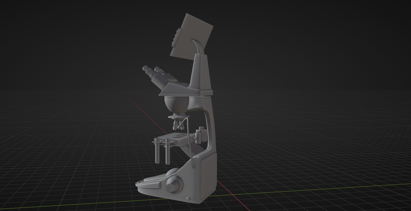 Microscopio Eletronico 3D model_16