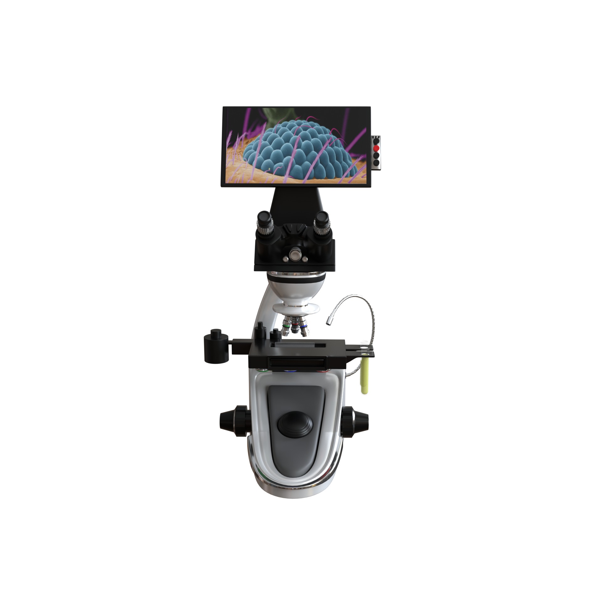 Microscopio Eletronico 3D model_10