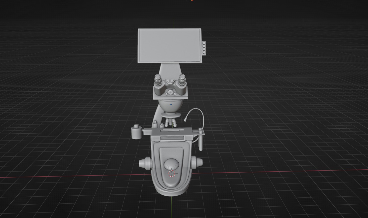 Microscopio Eletronico 3D model_6