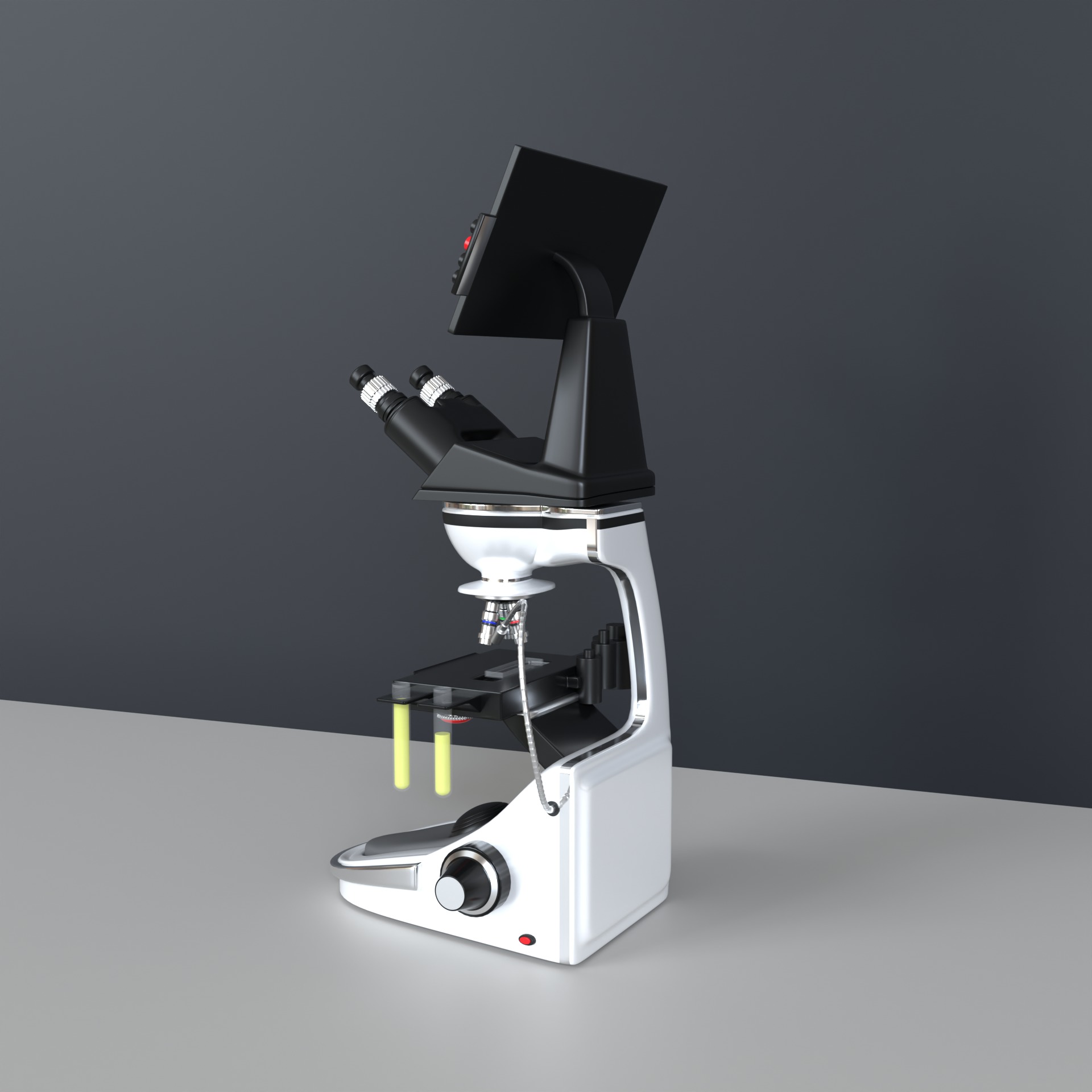 Microscopio Eletronico 3D model_25