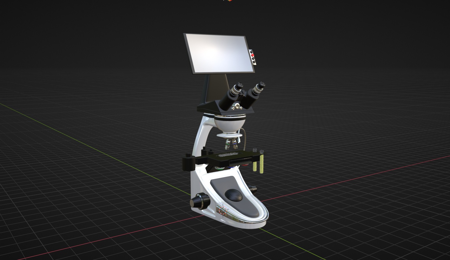 Microscopio Eletronico 3D model_18