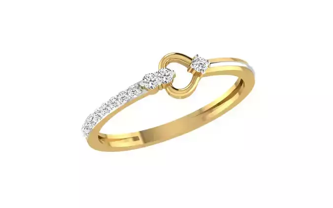 Women Ring Render 3dm STL OBJ FBX Details 3D print model