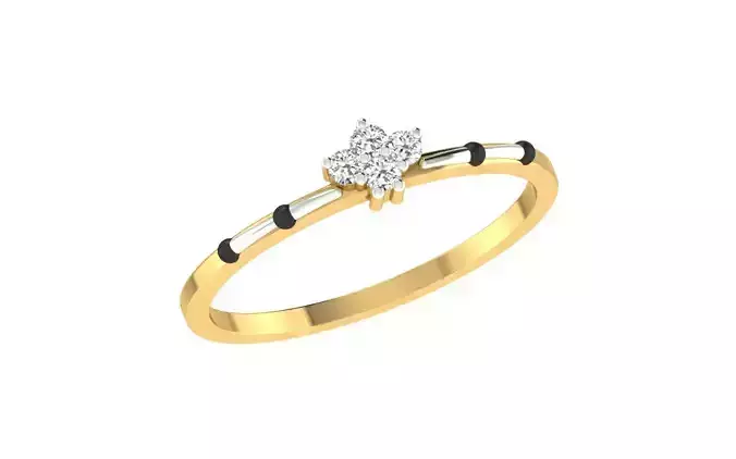 Women Ring Render 3dm STL OBJ FBX Details 3D print model