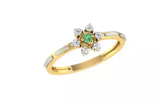 Women Ring Render 3dm STL OBJ FBX Details 3D print model