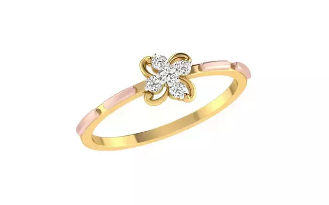 Women Ring Render 3dm STL OBJ FBX Details 3D print model