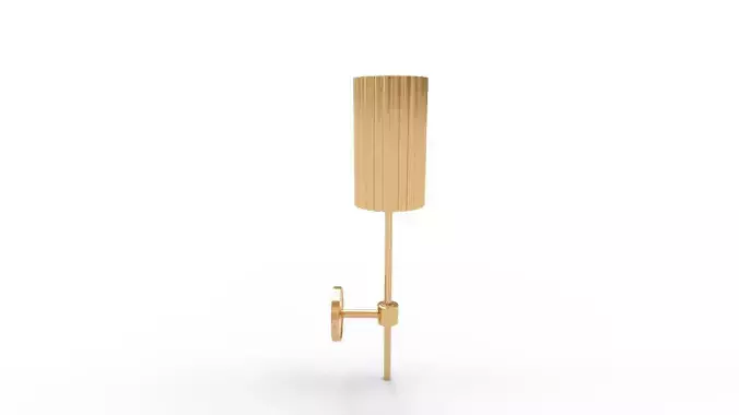 FLUTED GOLD WALL SCONCE