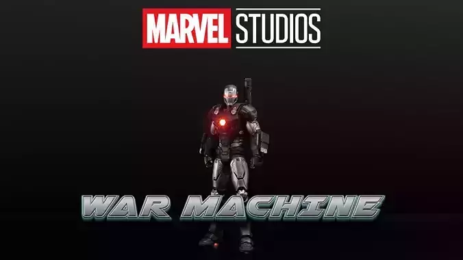 War Machine Low-poly 3D model