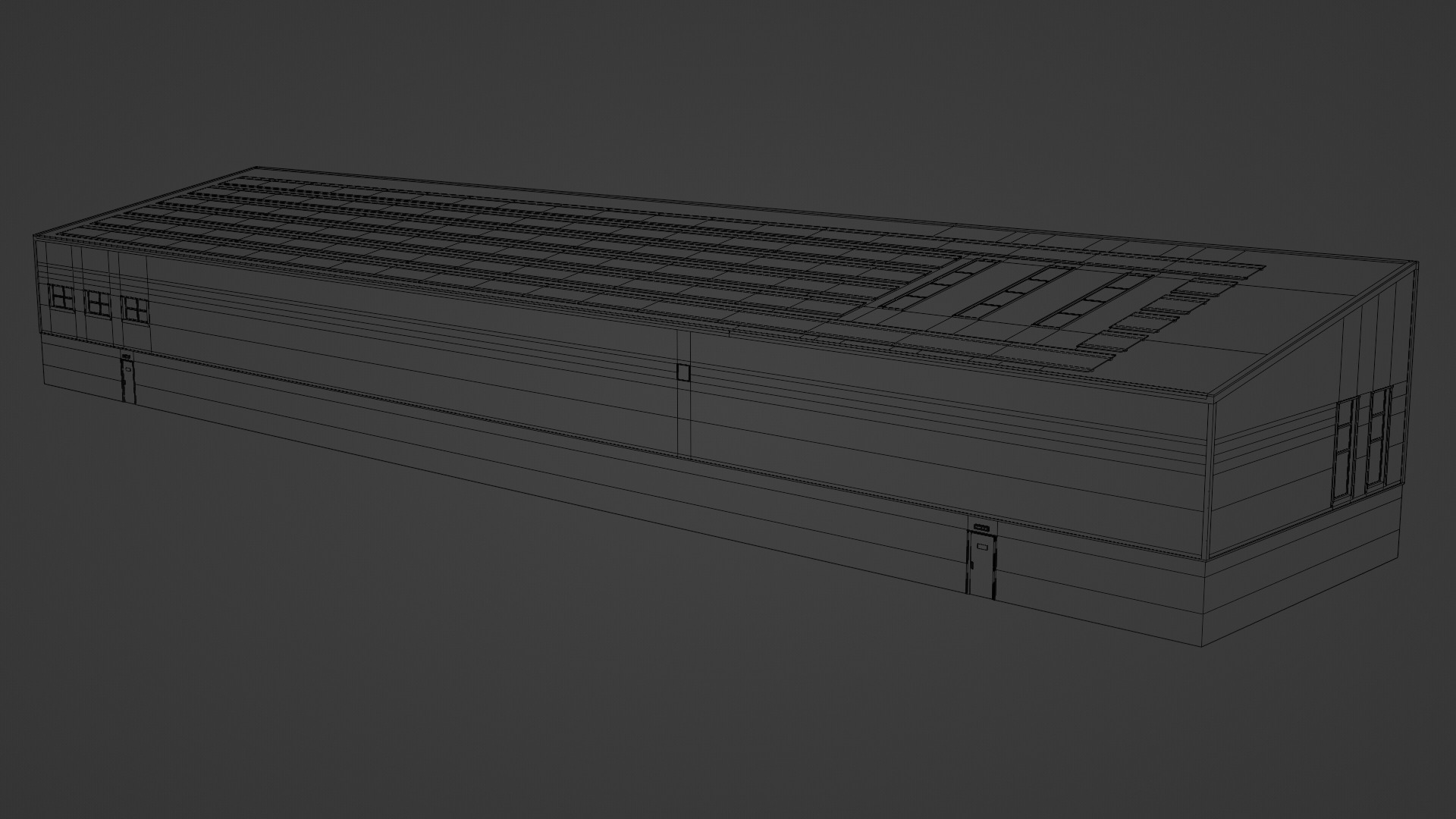 Warehouse 9 Low-poly 3D model_12