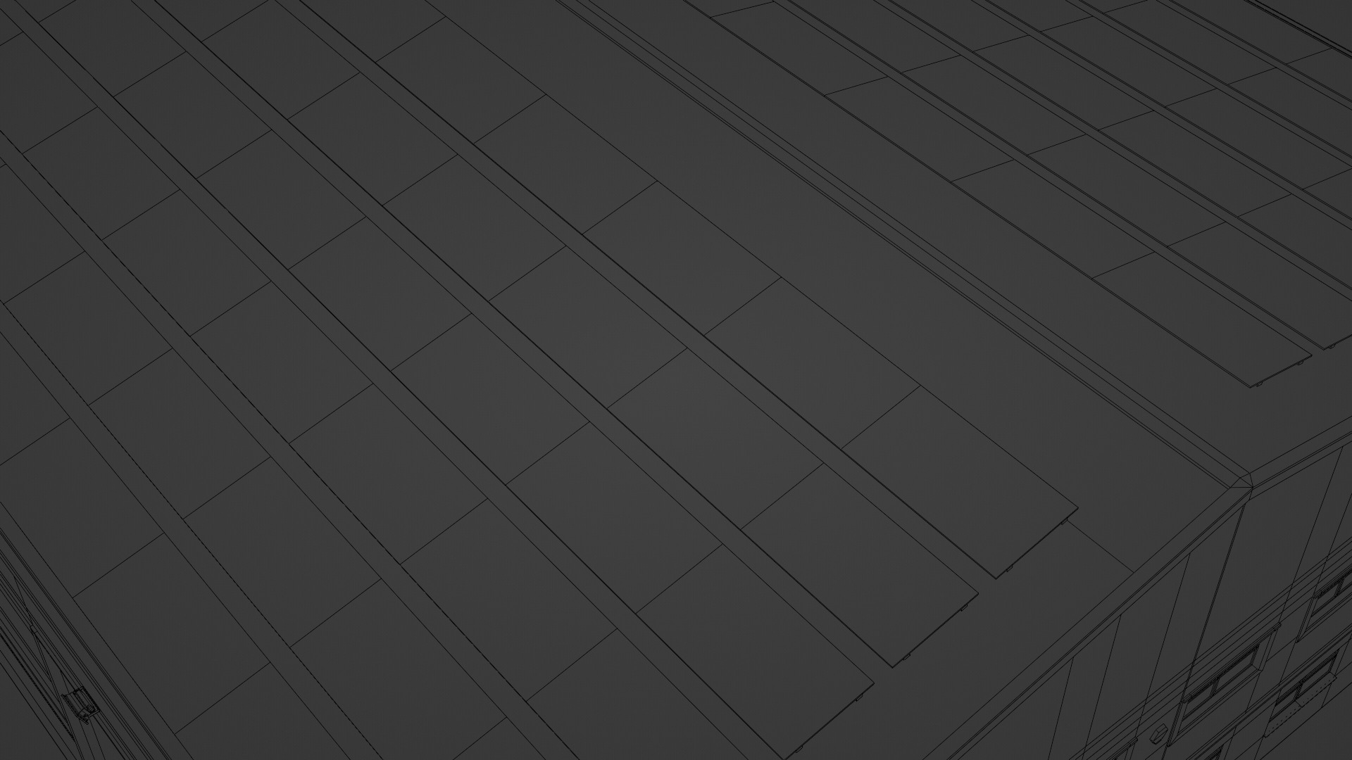 Warehouse 9 Low-poly 3D model_13