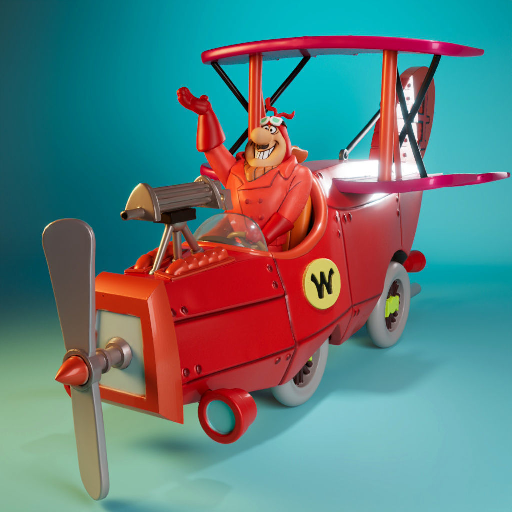 RedMax -Crimson Haybaler-The Wacky Races 3D print model_3