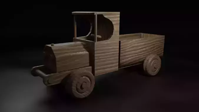 Wooden Toy Car