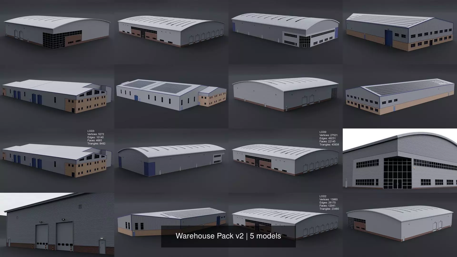 Warehouse Pack v2 3D Model Collection_1