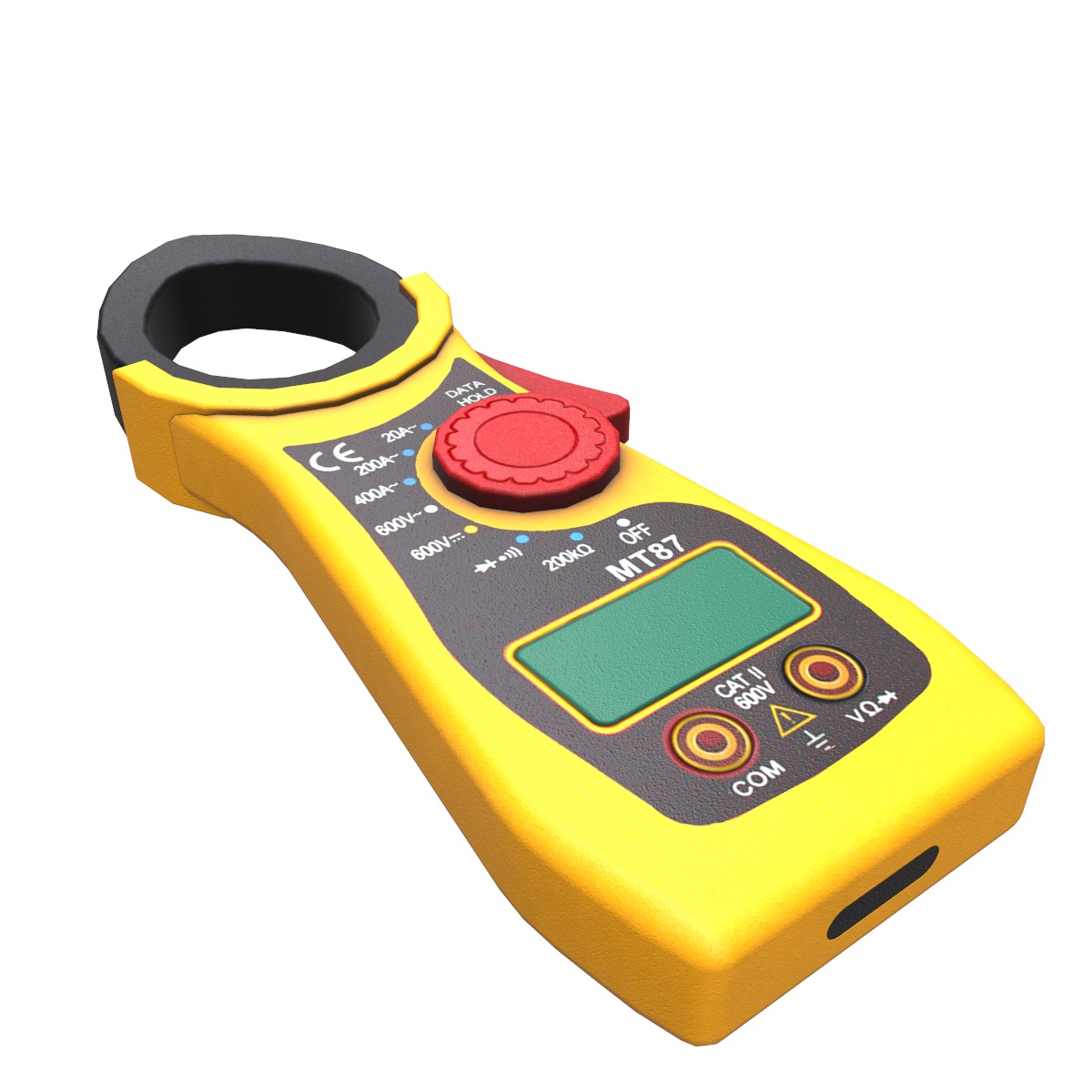 Tong Tester Low Poly Low-poly 3D model_4