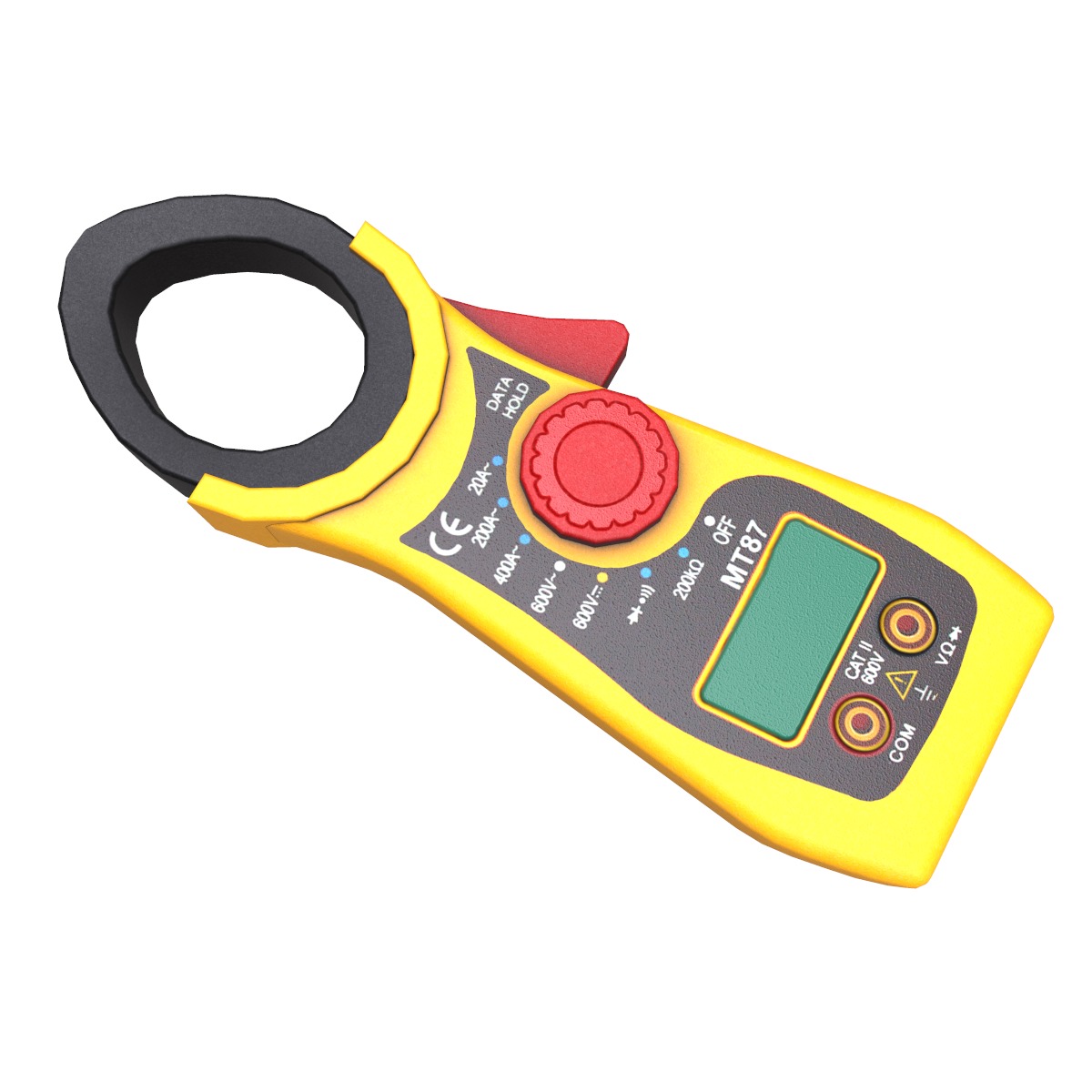 Tong Tester Low Poly Low-poly 3D model_1