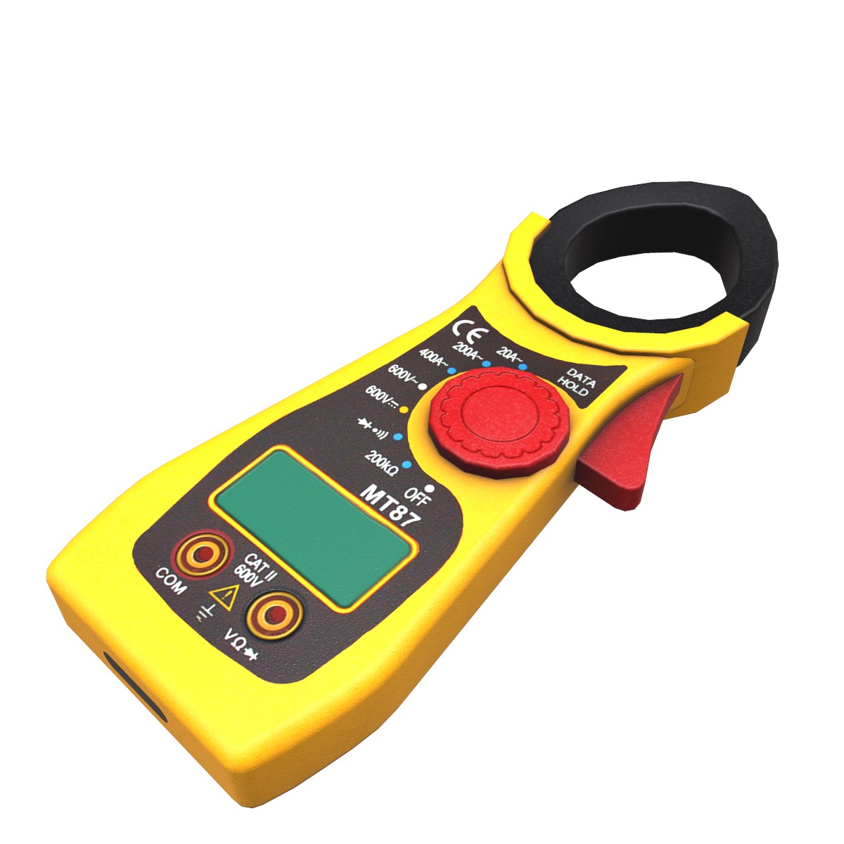 Tong Tester Low Poly Low-poly 3D model_2