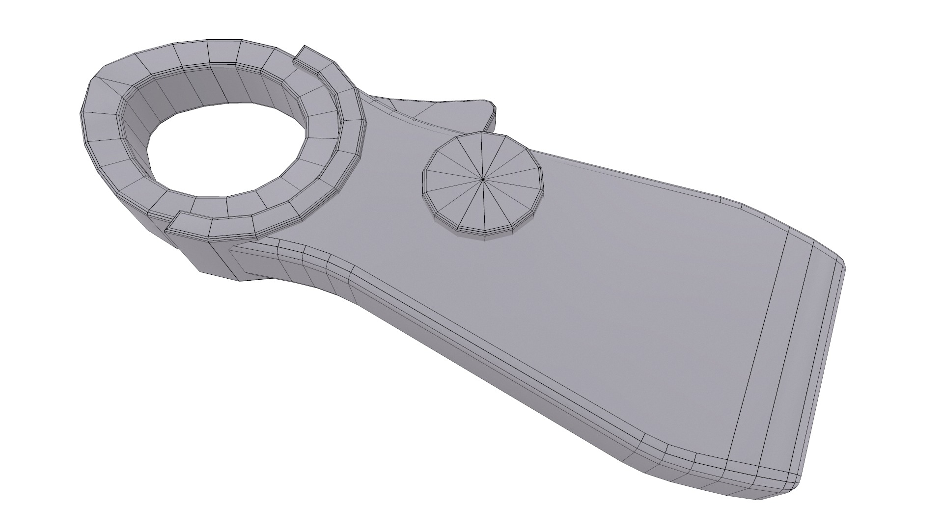 Tong Tester Low Poly Low-poly 3D model_28