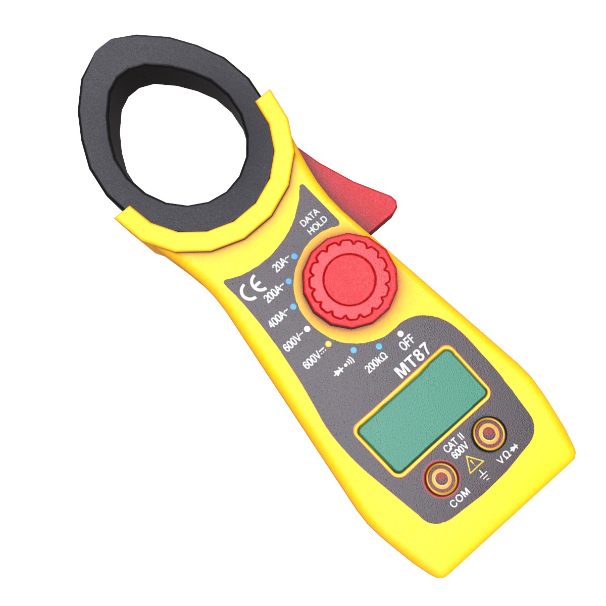 Tong Tester Low Poly Low-poly 3D model_3