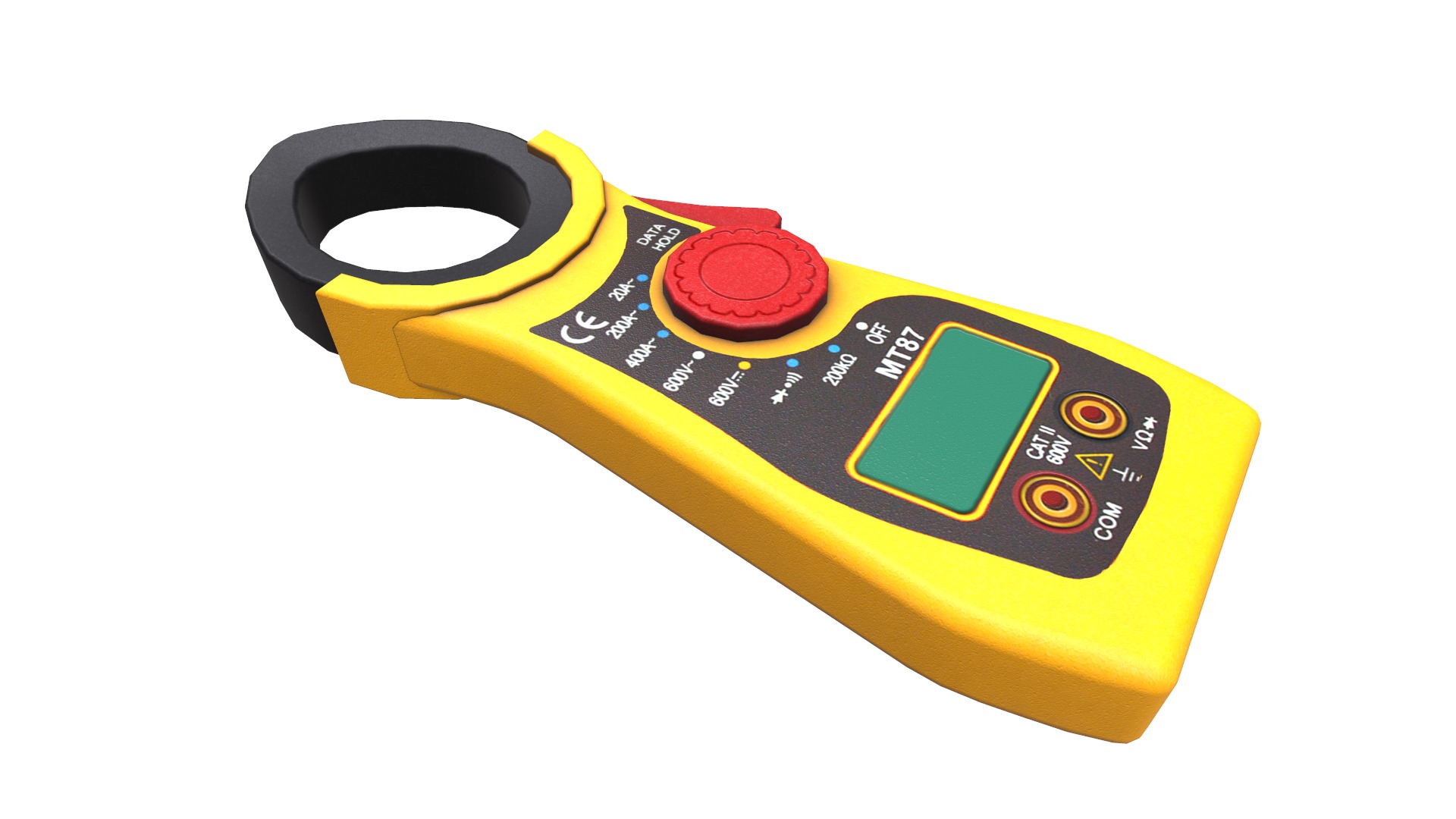 Tong Tester Low Poly Low-poly 3D model_9