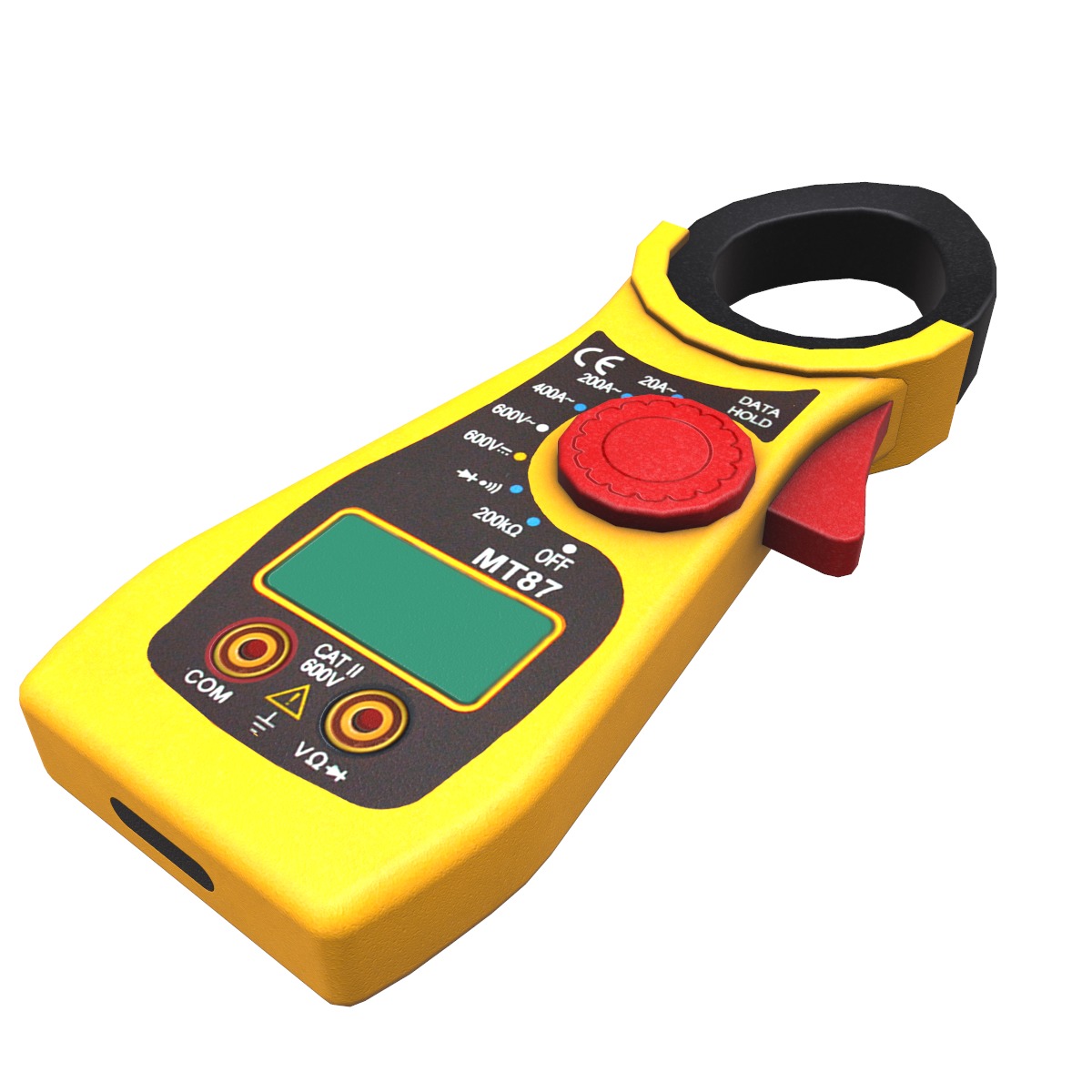 Tong Tester Low Poly Low-poly 3D model_5