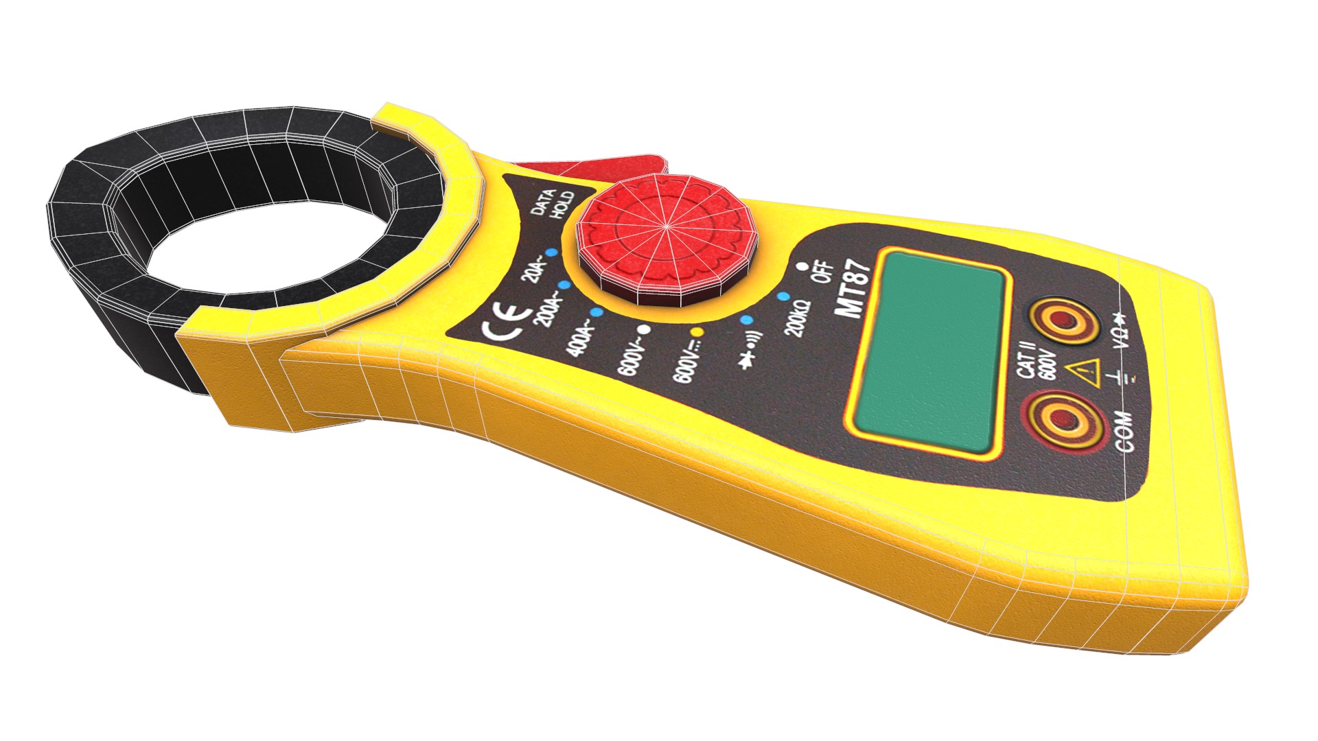 Tong Tester Low Poly Low-poly 3D model_27