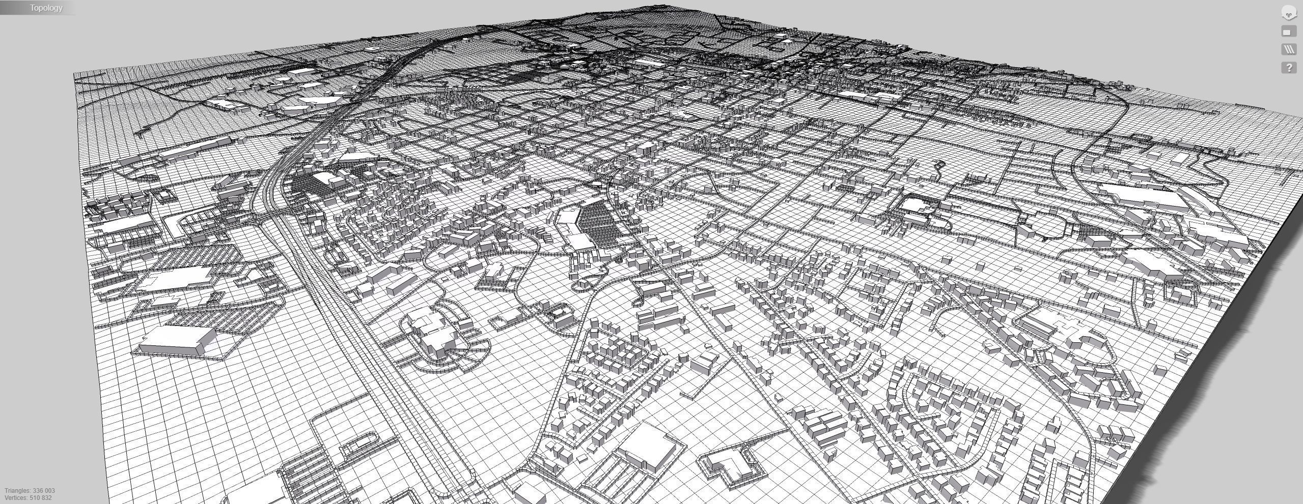 Cityscape Brenham Texas USA 3D model_15