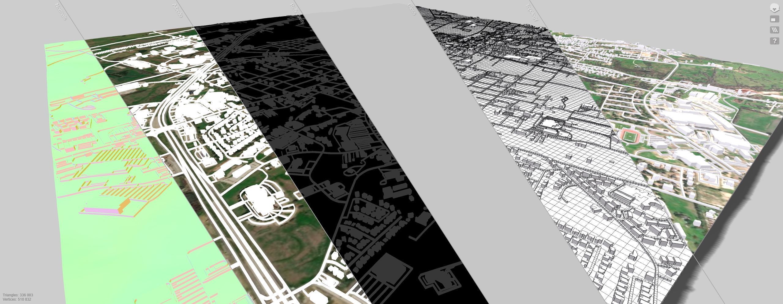 Cityscape Brenham Texas USA 3D model_14