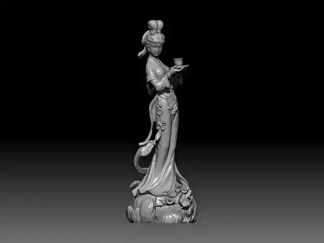 Chinese Maiden 3D STL 3D print model
