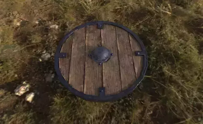 Stylized viking shield
