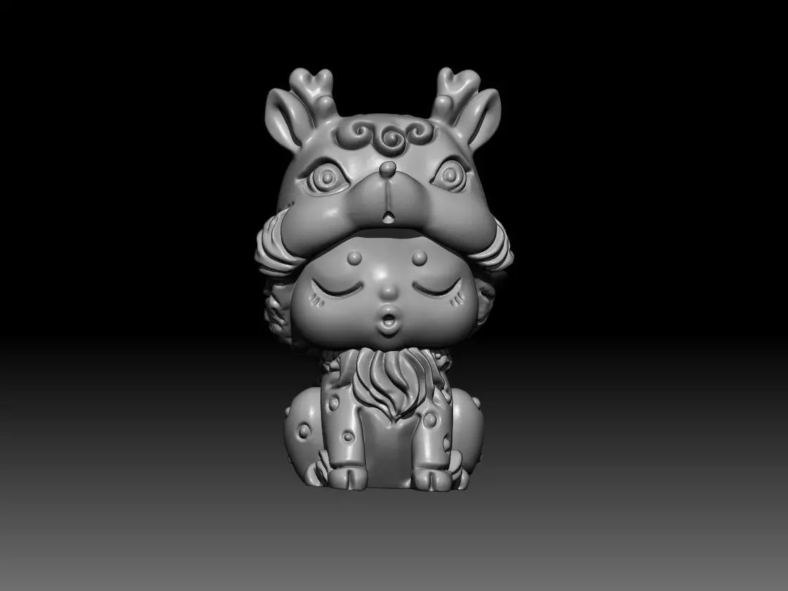 Chibi Dragon 3D print model_0