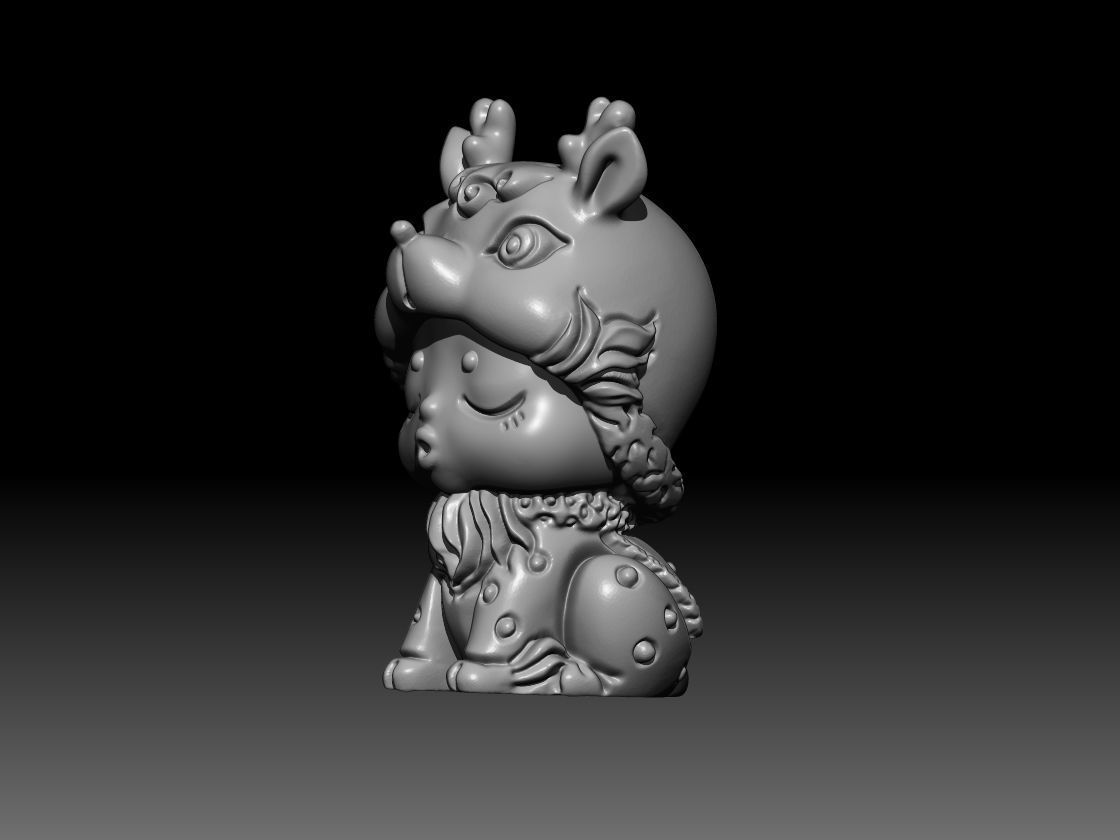 Chibi Dragon 3D print model_3