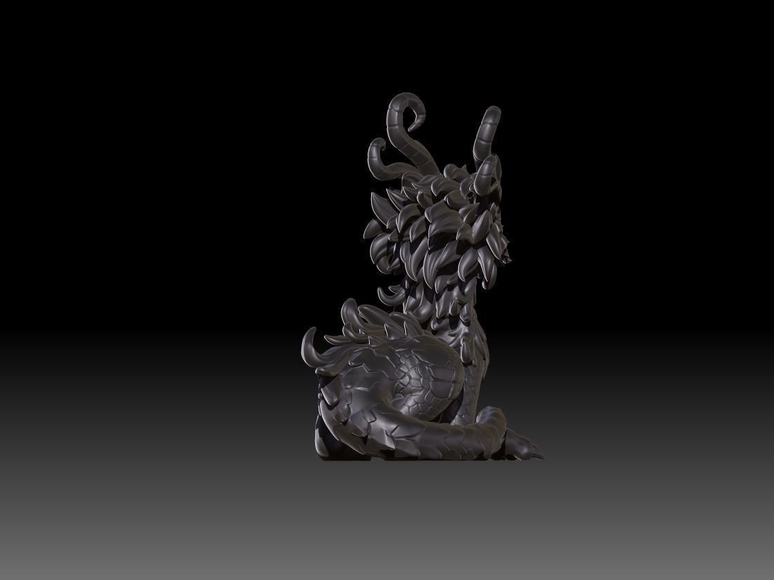 Cute Dragon for print 3D print model_2
