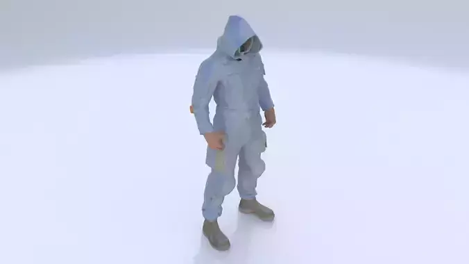 Overalls worker outfit