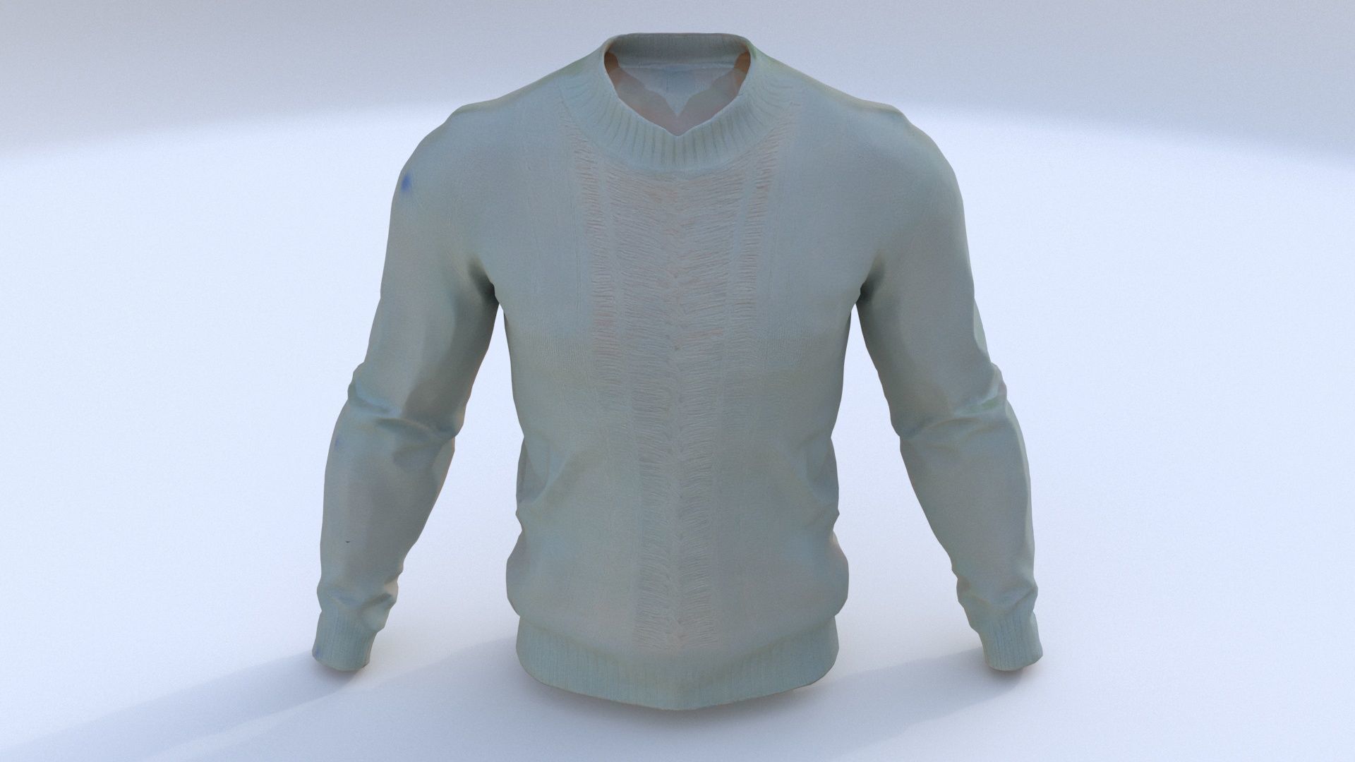Wool Sweater 2 3D model_1