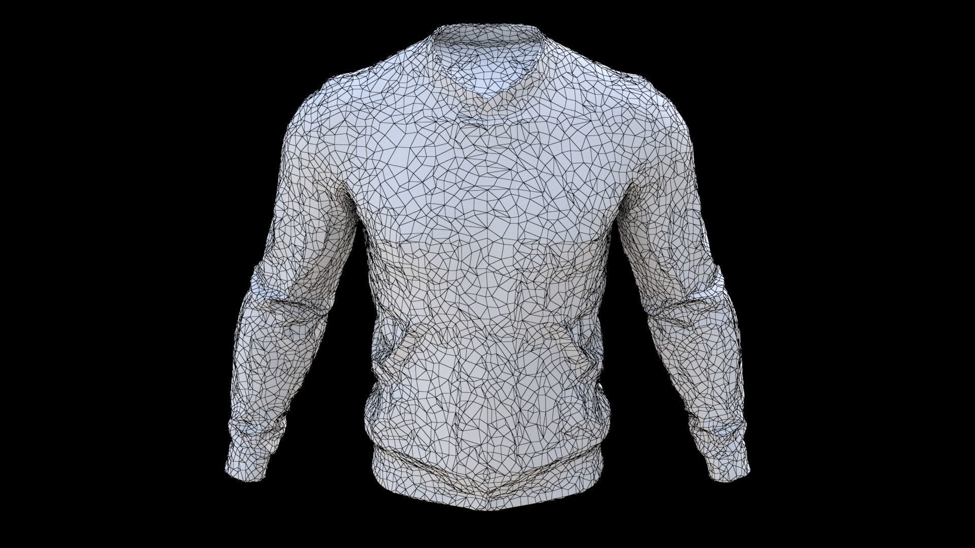 Wool Sweater 2 3D model_6