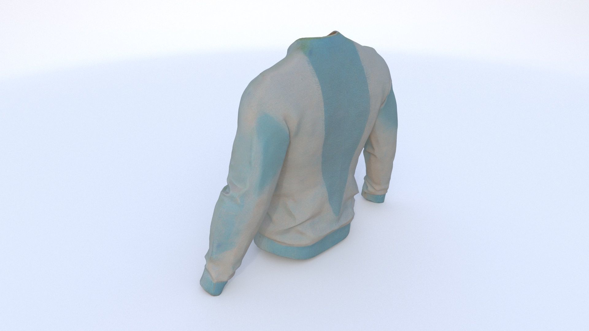 Wool Sweater 2 3D model_3