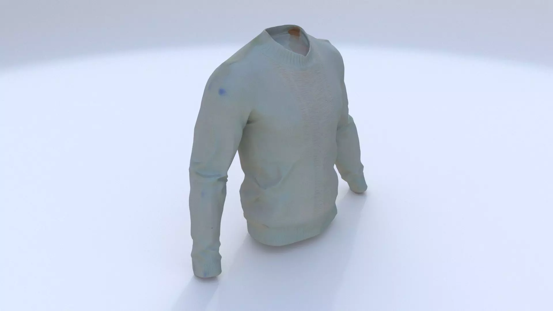 Wool Sweater 2 3D model_0