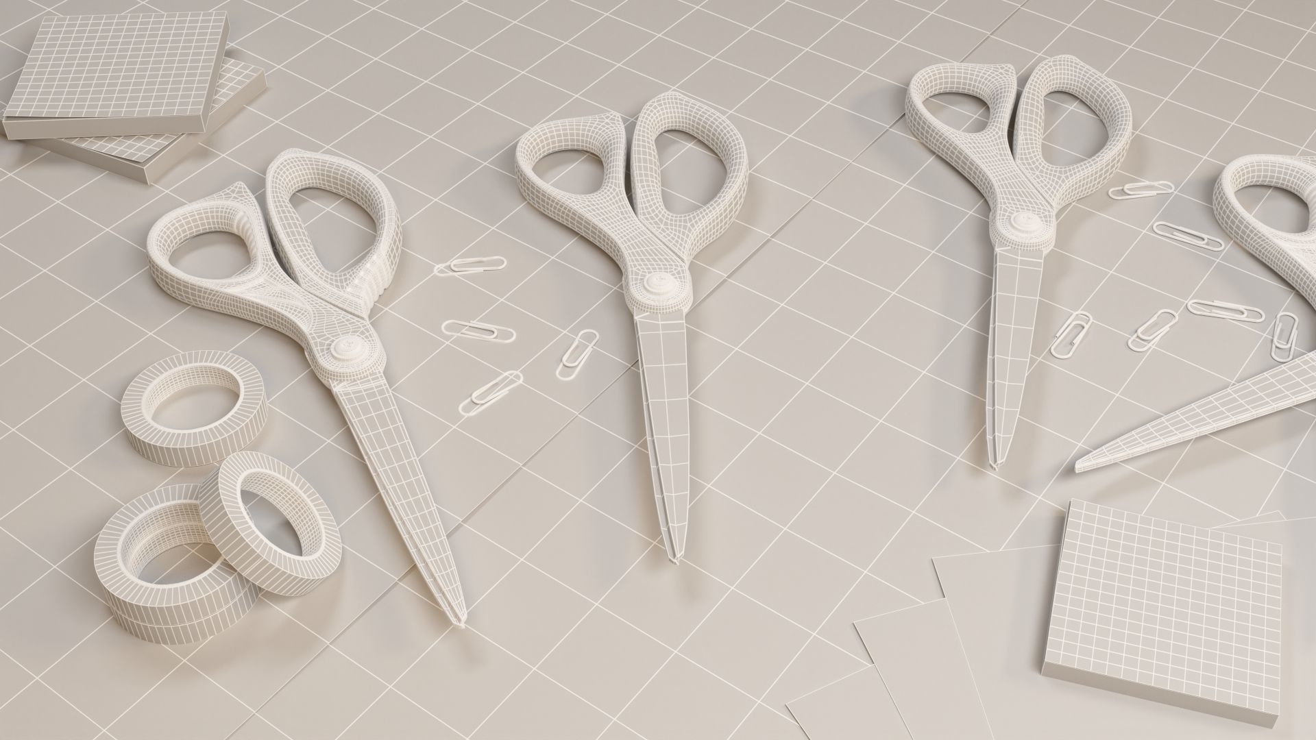 Scissors 3D model_4