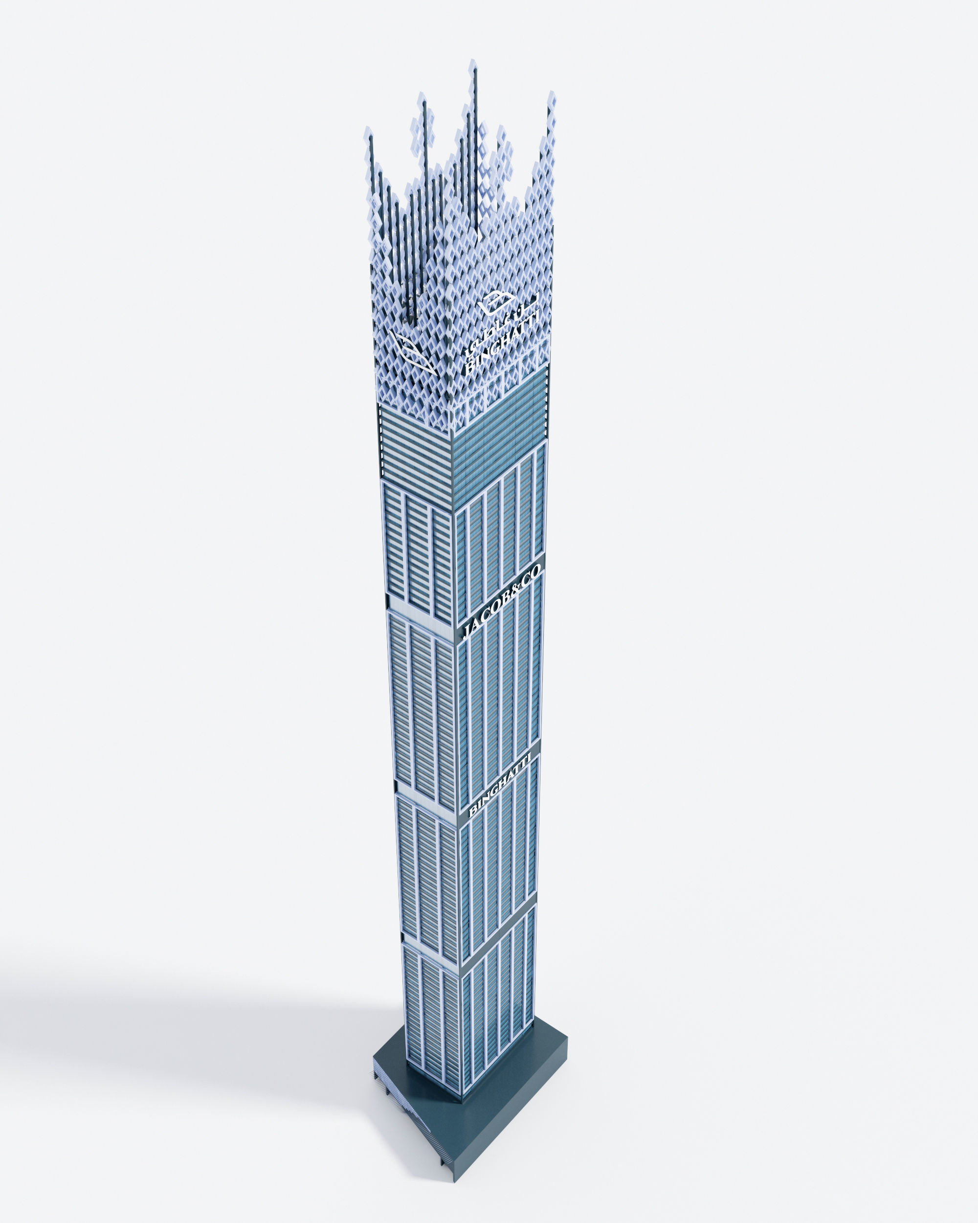 Tallest buildings in the world 3D Model Collection_99