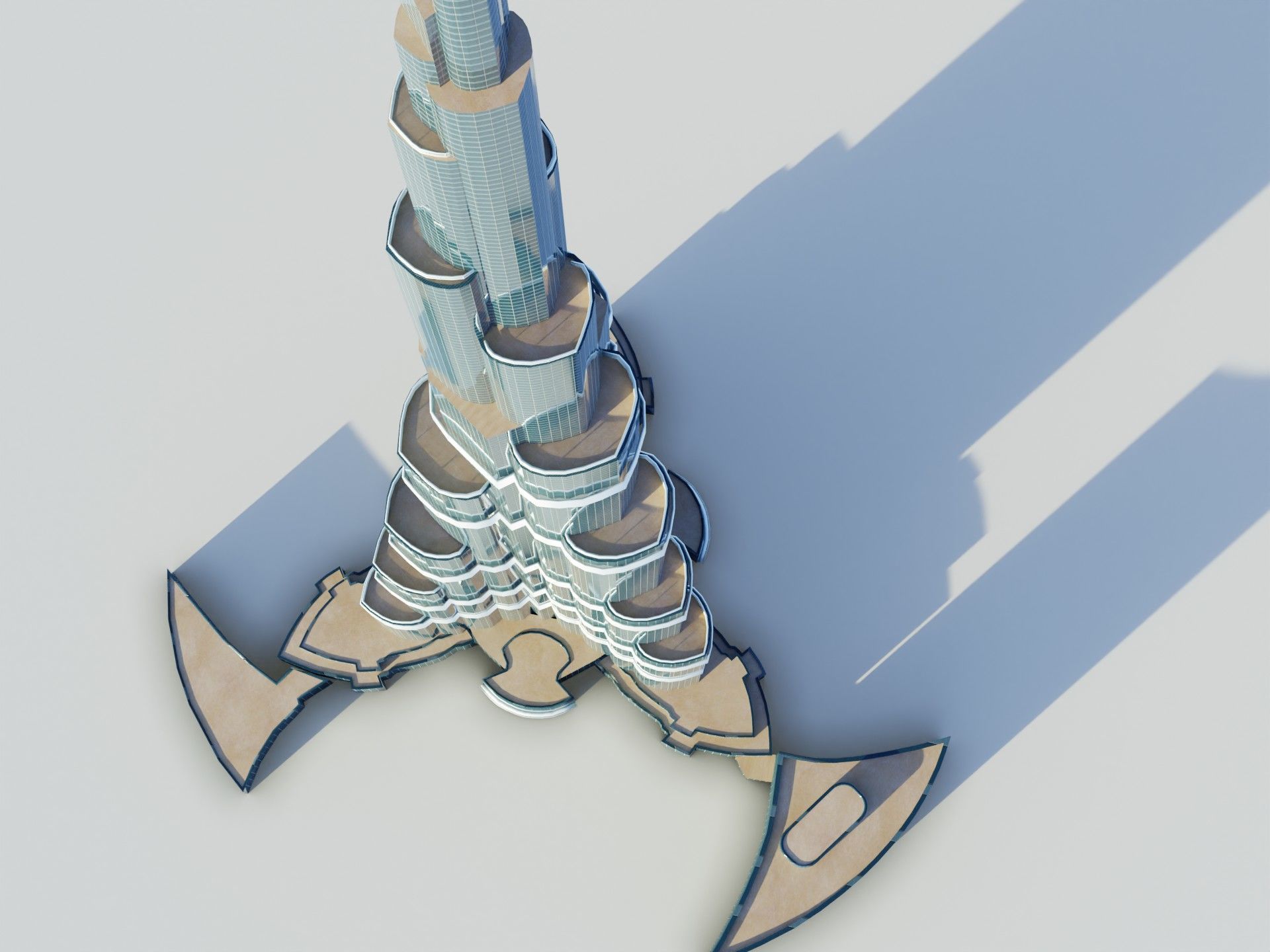 Tallest buildings in the world 3D Model Collection_35