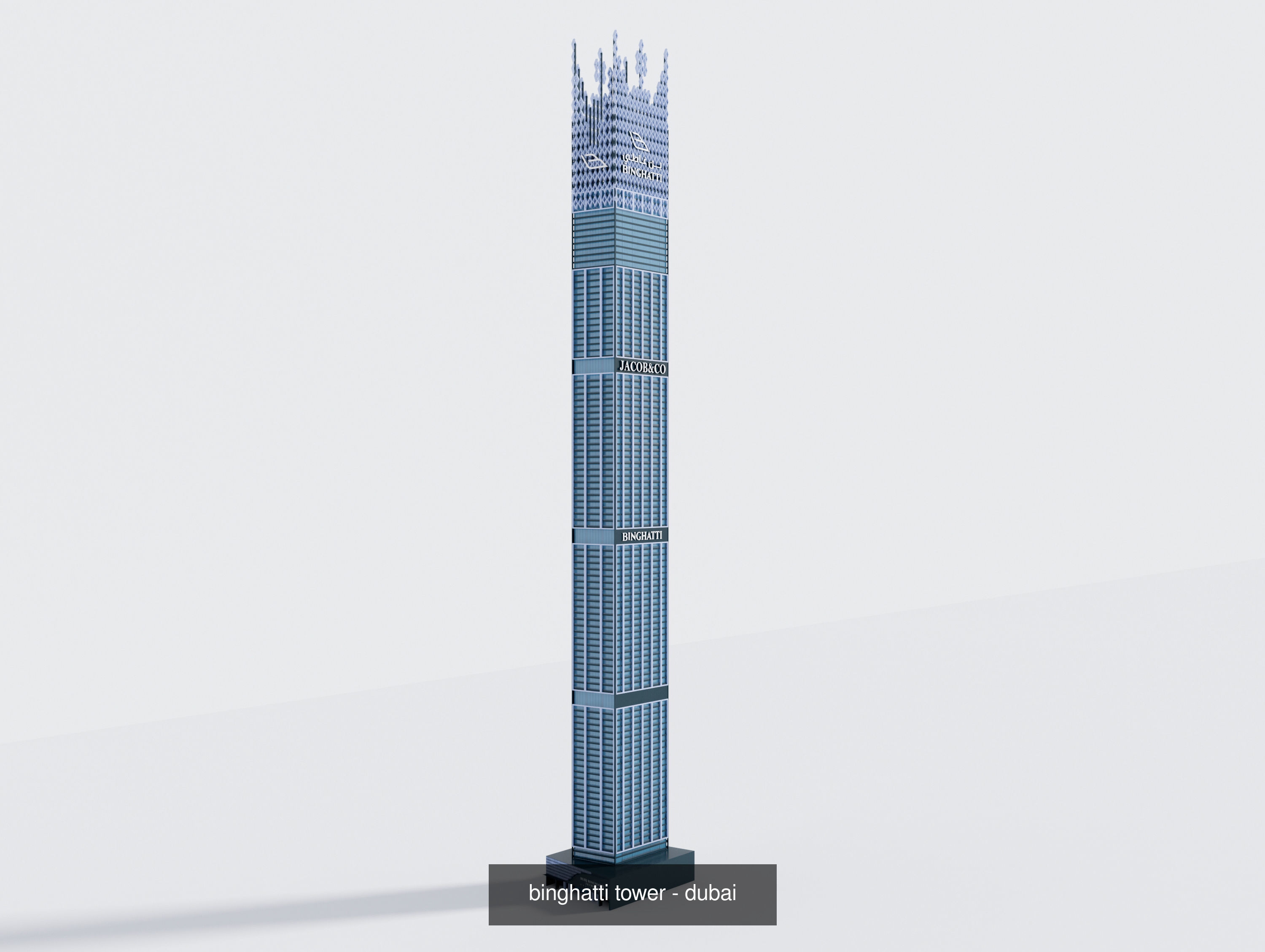 Tallest buildings in the world 3D Model Collection_9