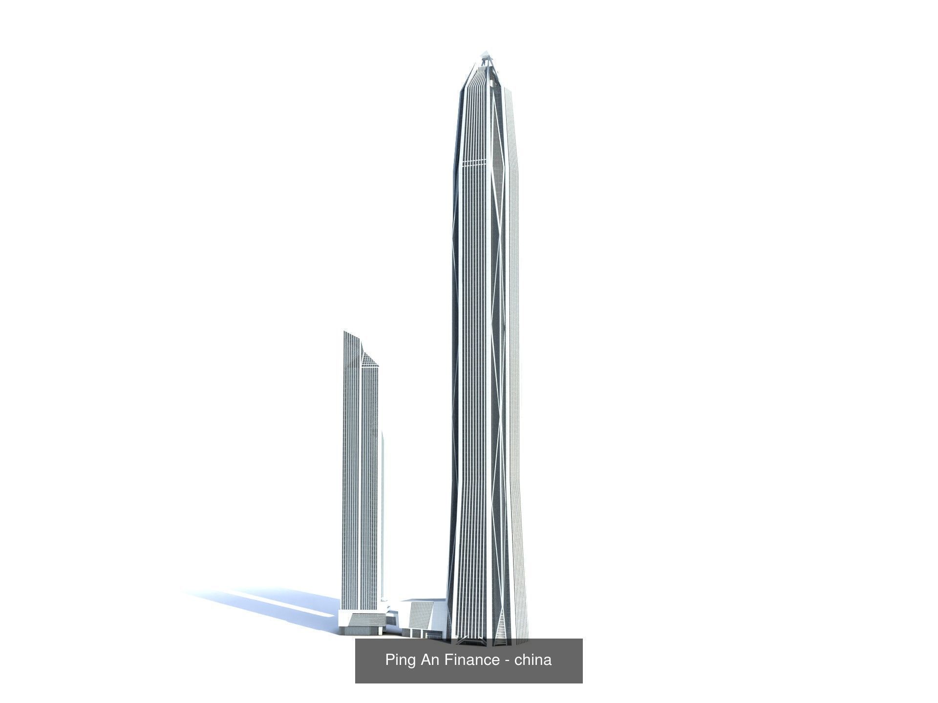 Tallest buildings in the world 3D Model Collection_8