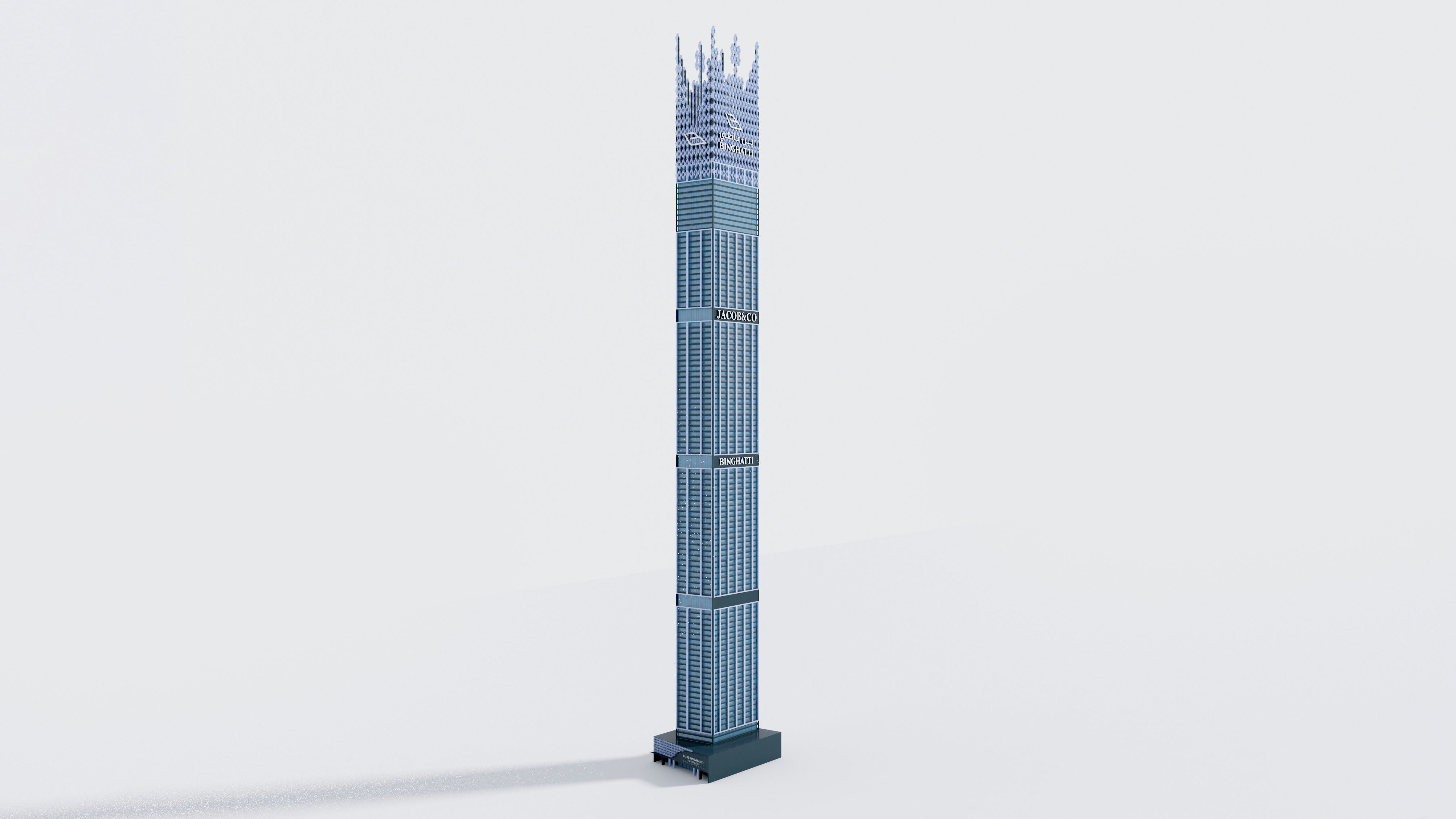 Tallest buildings in the world 3D Model Collection_93