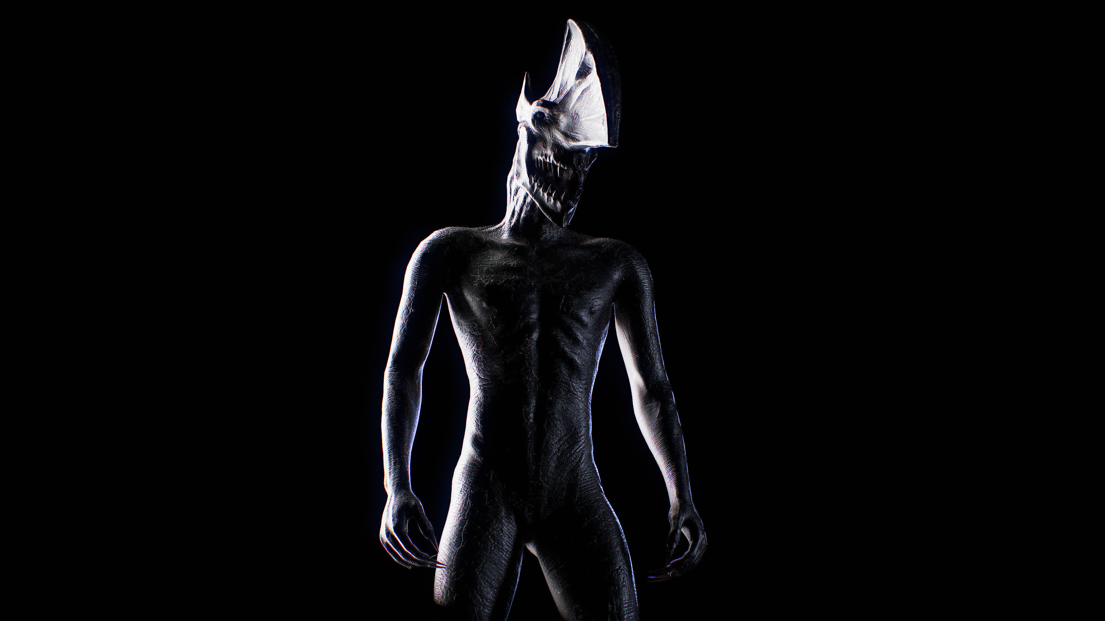 Homuncul2 Low-poly 3D model_2