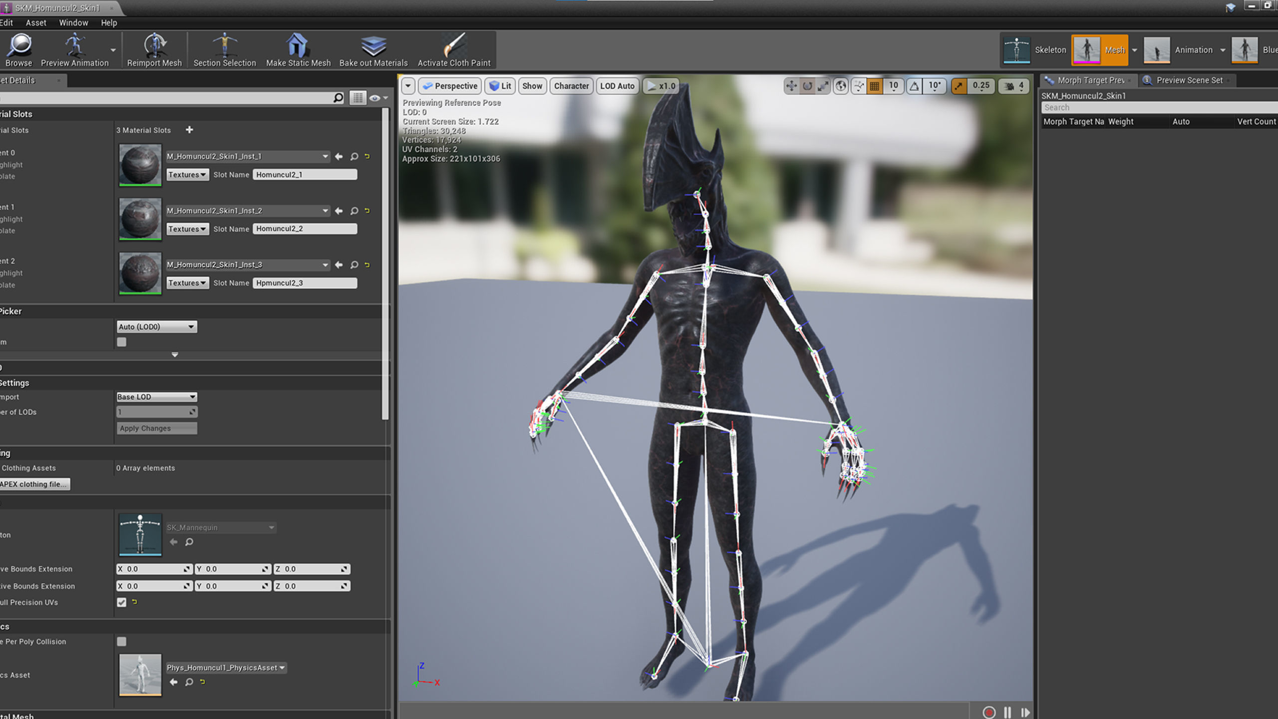Homuncul2 Low-poly 3D model_17